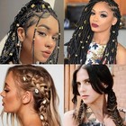 200 Pcs Hair Beads Jewelry  Dreadlock Jewelry For Hair Braids  Hair Accessories