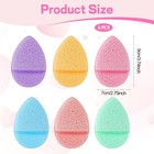 6 Pcs Face Sponges For Cleansing And Exfoliating Facial Sponges For Washing Face