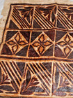 Vintage Tapas Cloth Handmade From Tree Bark Samoa Islands 32 X 24 Inch