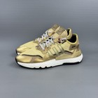 Adidas Originals Women   s Nite Jogger Sneakers Shoes Gold Size 7 Ef5427 Euc