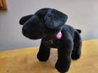 Russ Plush Black Labrador Retriever 10  Soft Stuffed Animal Toy - Excellent
