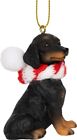 Dachshund Wiener Dog Black Tan Christmas Tree Dogs Lover Ornament