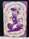 1940s Pinocchio Game Card Castell Pepys Disney Rare Card Disneyana