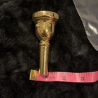 Schilke 58 Bass Trombone Mouthpiece Large Shank  Gold Plated  Used  Good Cond 