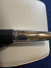Jorge Hysek Black Carbon Veritical Lined Pen  5 50 Inches  Black Croc Case  Nwot