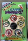 Lot Of 6 Rare Vtg Nos Slammer Whammers Glow Caps   Scented Game Sealed