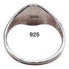 Initial Letter N Signet 925 Sterling Silver Child Baby Woman Pinky Ring Size 3