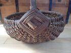 Priitive Antique Large Hand Woven Splint Melon Basket