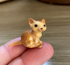 Hagen Renaker Orange Tabby Kitten Seated Miniature Cat Figurine