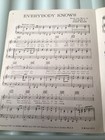 Sheet Music - Everybody Knows - The Dave Clark Five - 1967 Vgc 