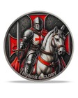 Medieval Crusader Challenge Coin - Knights Templar Collectible Gift For Fans