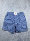 Birdwell Beach Britches Men   s 300 Board Shorts Size 34 Blue Made In Usa Preppy