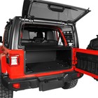 Fit 18-23 Jeep Wrangler Jl 4-door Security Deck Enclosure Trunk Luggage Storage