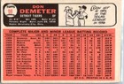 1966 -don Demeter- Topps Autograph signed auto Baseball Card  98 Tigers