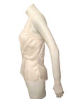 Olga 925 Blush Silky Nylon Stretch Lace Bodice Form Fitted Camisole Cami Slip M 
