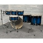 Yamaha Stage Custom Birch 7pc Drum Set 22 8 10 12 14 16 14 Deep Blue Sunburst