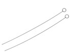 Threading Wire For Singer 29-4  29k  29u Class Sewing Machines  8590 - 2 Pcs 