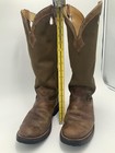 Justin Snake Hunter Tall Cowboy Boots Men s Size 10 D Canvas leather