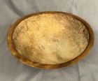 Vintage Hand Carved Wooden Dough Bowl 10 5    Primitive Rustic Farmhouse Decor
