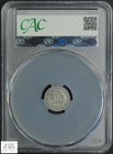 1866 Proof Three Cent Silver 3cs Cacg Pr 58 Cac  pop  1  Only 3 Finer 