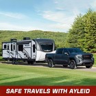 Trailer Hitch Tri-ball Mount Hook pin rotatable Tow Shackle Fits 2-in Receiver