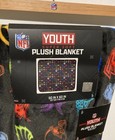 Nfl All Teams Pegasus Plush Throw Blanket 50x60 Black Multicolor Team Logos