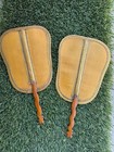 Antique 19th Century Chinese Handscreen Paddle Fans 