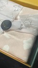 Reymey Luxury Baby Blanket Set  set Of 2  Pink   White  Rainbow Striped