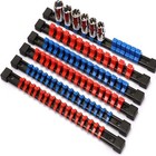 Socket Organizer Storage Holder Set 1 4 3 8 1 2 Metric Sae Rack Mountable 6 9pcs
