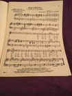 Vintage Sheet Music  Macarena  Voice And Piano  Monterde 1952