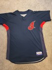 2010 Shin-soo Choo Signed Game Used Spring Training Cleveland Indians  Jersey Xl