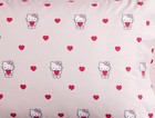 Pottery Barn Teen Hello Kitty Hearts Organic Sheet Set Twin twin Xl Pink New Nwt