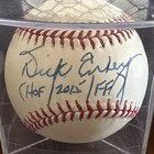 Ford Frick Winner Dick Enberg Signed Baseball Hof Broadcaster Espn
