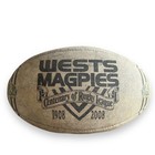 Wests Magpies Nrl Centenary Of Rugby League 1908-2008 Rugby Ball Free Post