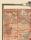 Historic County Map - Marion County Iowa - Shober 1875 - 23 X 29 19