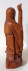 Vintage Chinese Wood Carved Immortal Sculpture