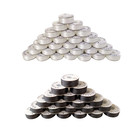 White   Black Pre-wound L-style Paper-sided Bobbins For Embroidery Machines