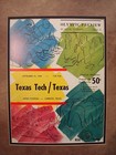 Vintage Texas Longhorns Football Poster  Framed  texas Vs Texas Tech  1964