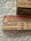 Vintage 1970s Box Diamond Matches Clock Old Timepieces 250 Matches
