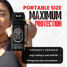 5 Police Magnum Pepper Spray 2oz Stream Flip Top Belt Clip Personal Self Defense