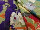 Unusual  Antique Vintage Silk Houmongi Vintage Japanese Kimono  Us Ship