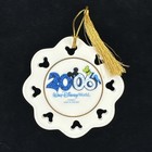 Rare  Walt Disney World 2006 Porcelain Snowflake Christmas Ornament  New  No Box