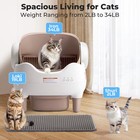 Automatic Smart Multi Cat Litter Box Self-cleaning Odor Control App Wifi Safety