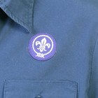 Boys Official Bsa Boy Scout Cub Scout Short Sleeve Shirt   Blue   Youth Medium