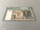 Austria 100 Schilling P-132 1949  Pmg 40 Epq  auflage  Ovpt 