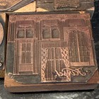 Vintage Wood Printing Press Letterpress Block Stamps Corona Manhattan Bradley