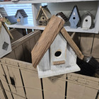 Bluebird House Wooden Birdhouse Outdoor Garden Nesting Box Cleanout Back Door