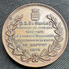 Pierre De Smet 1878 Inauguration Statue Brussels Commemorative Bronze Medal