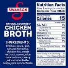 Swanson Natural Goodness Lower Sodium Chicken Broth  32 Oz Carton