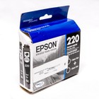     New Genuine Epson 220 Black Ink Cartridges 2 Pack Exp  Date 06 2025    